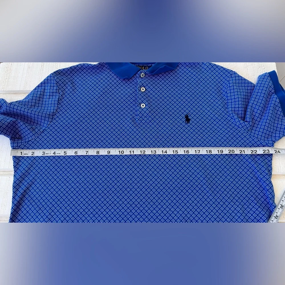 Polo Ralph Lauren Men’s Polo Shirt Diamond Pattern‎ Size Large